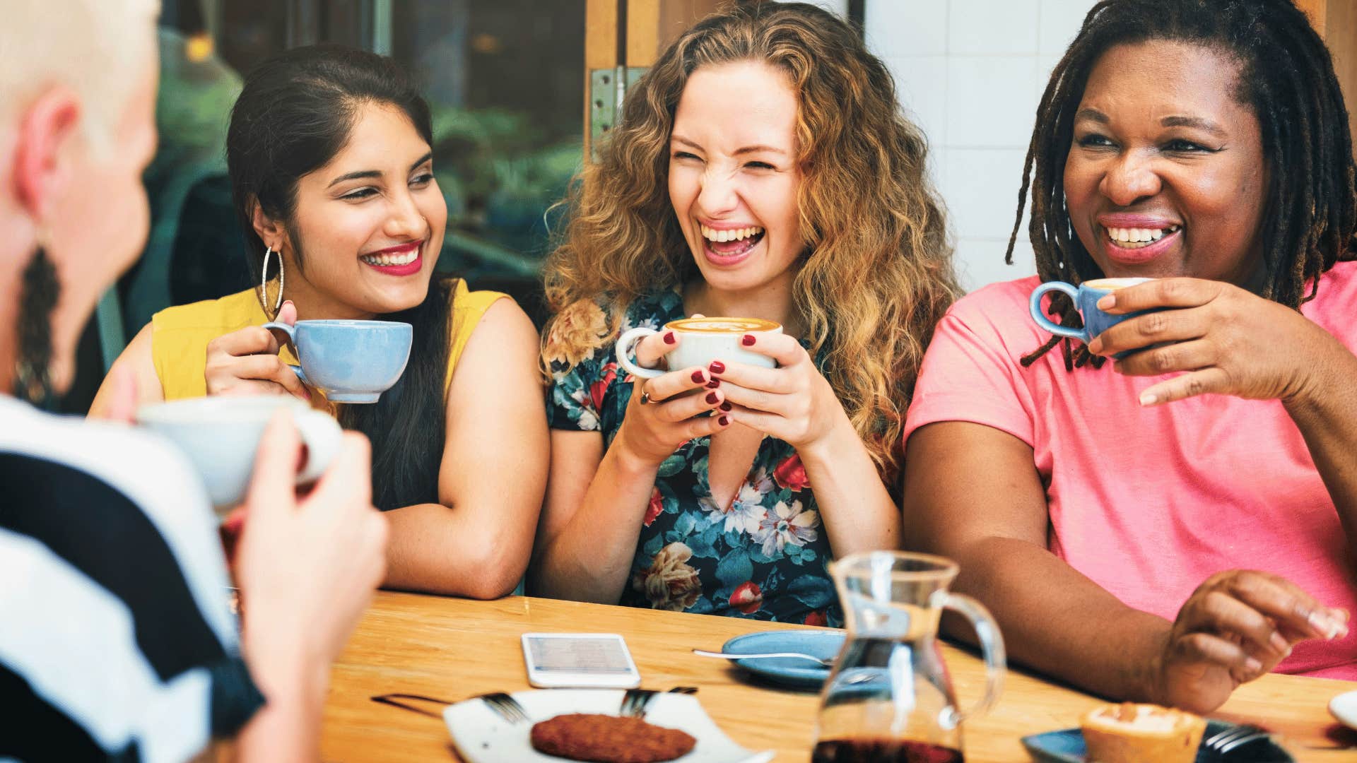 friends finding joy laughing together to help when things feel like too much effort