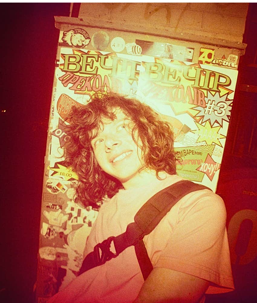 retro image of teenager showing gen-x success