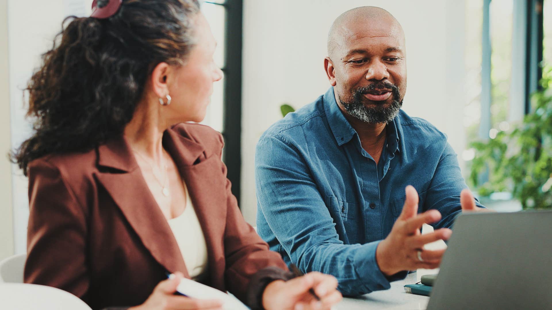 Man who respects everyone regardless of status at home.