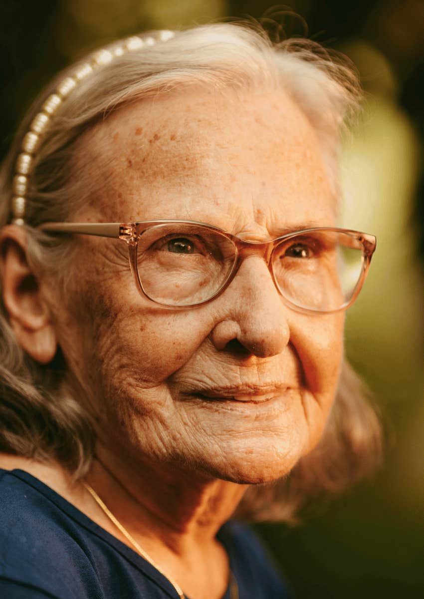grandma smiling softly