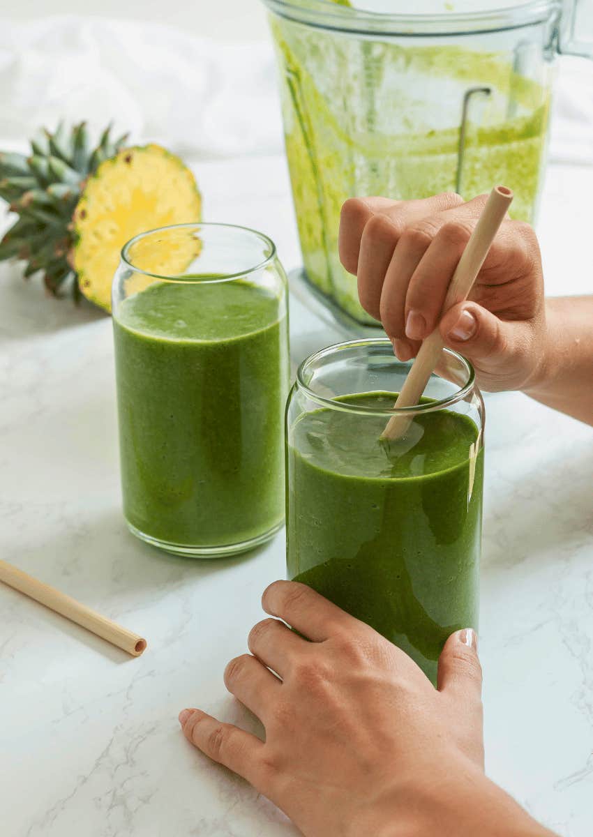 green juice is a 'healthy habit' that makes you age faster