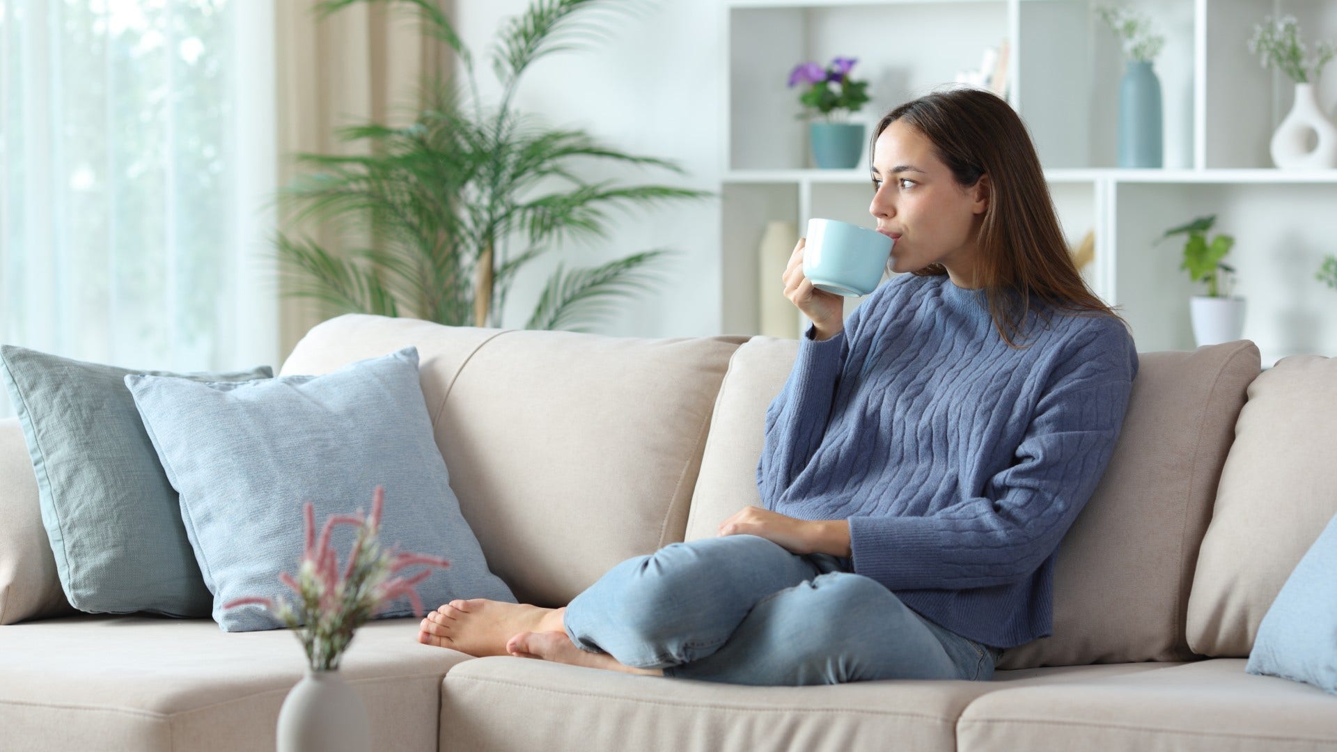 woman developing the habit of spending time apart because they trust each other as a couple