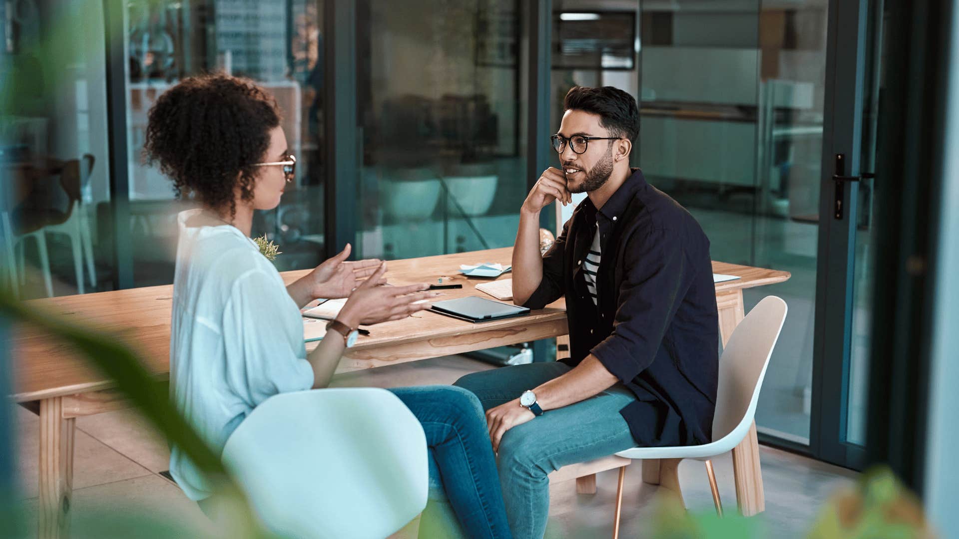man who is a deep thinker noticing patterns in behaviors and events