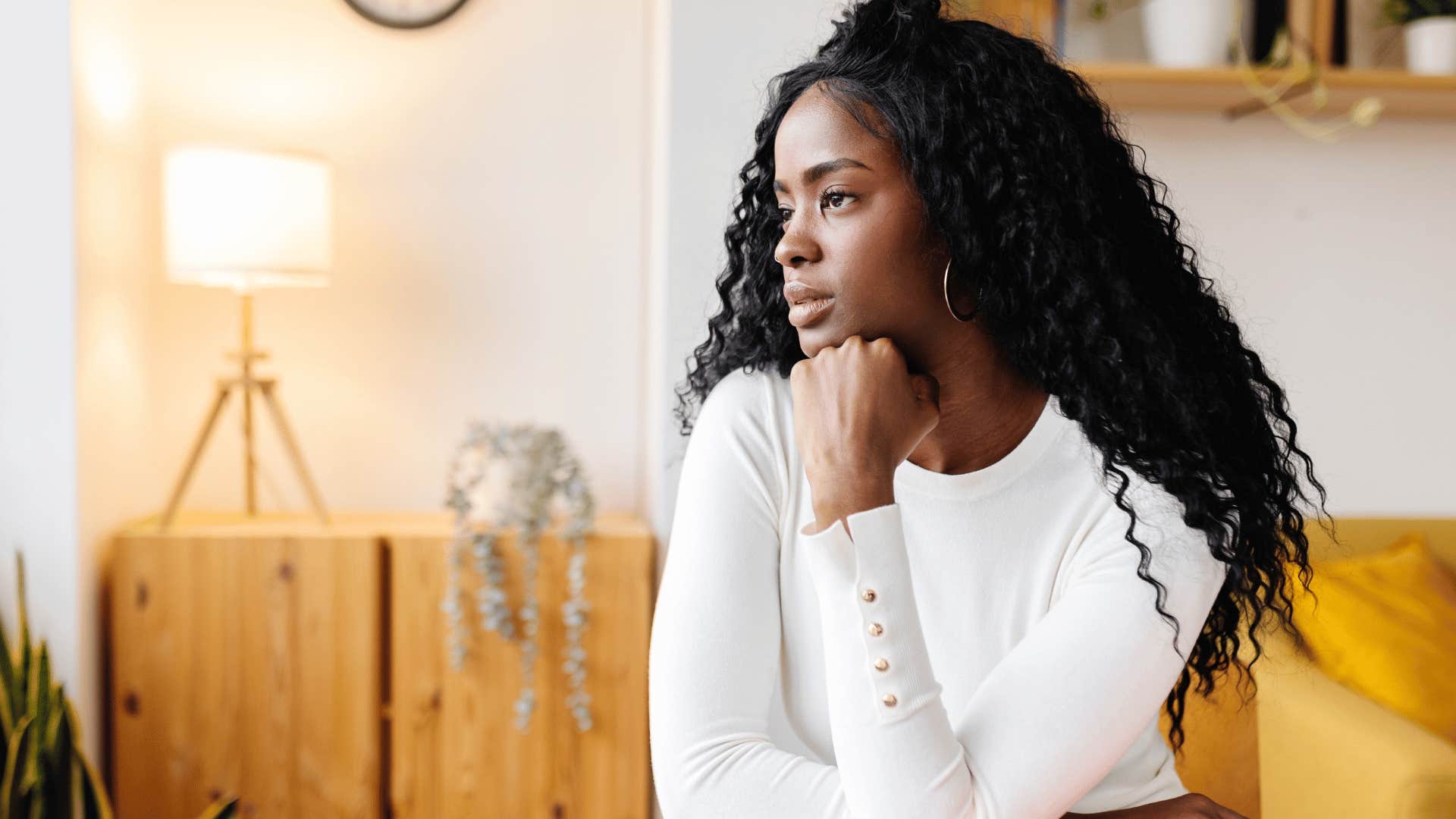 woman who is a deep thinker tolerating complexity