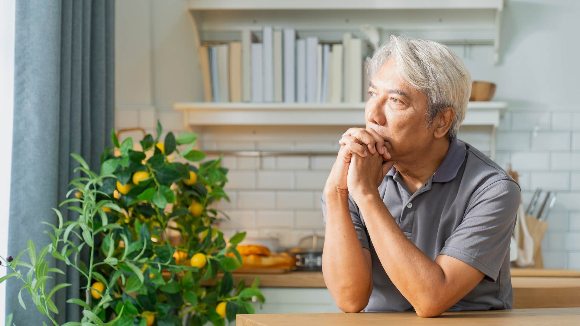 Introspective elder contemplates meaning of place