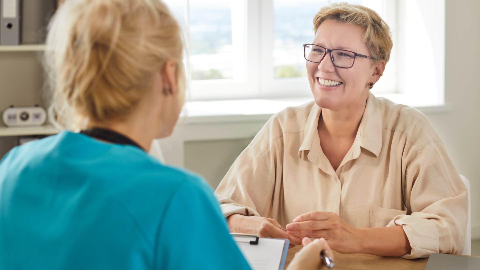 high-iq woman asking doctor how can I get better
