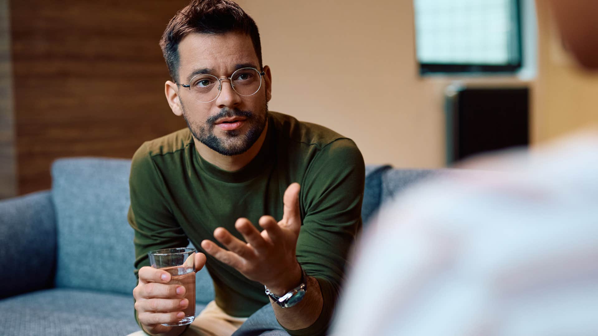 high-IQ man saying I'm missing something in a conversation