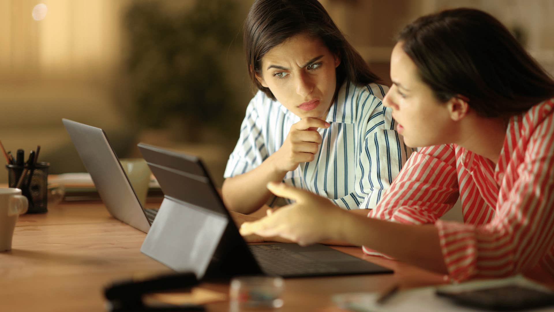 highly analytical woman who notices connections between people