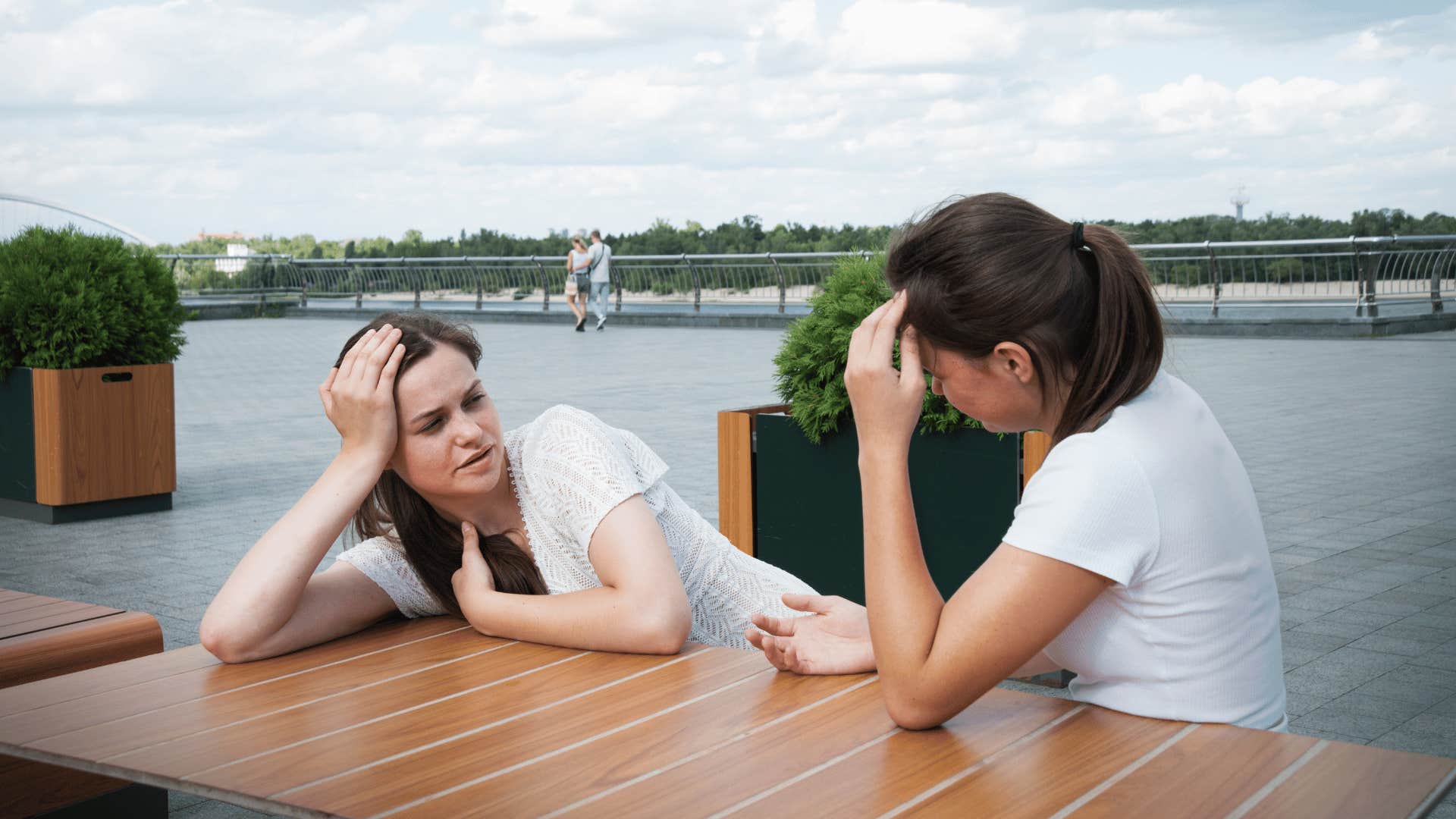 woman who is highly analytical as she notices deception