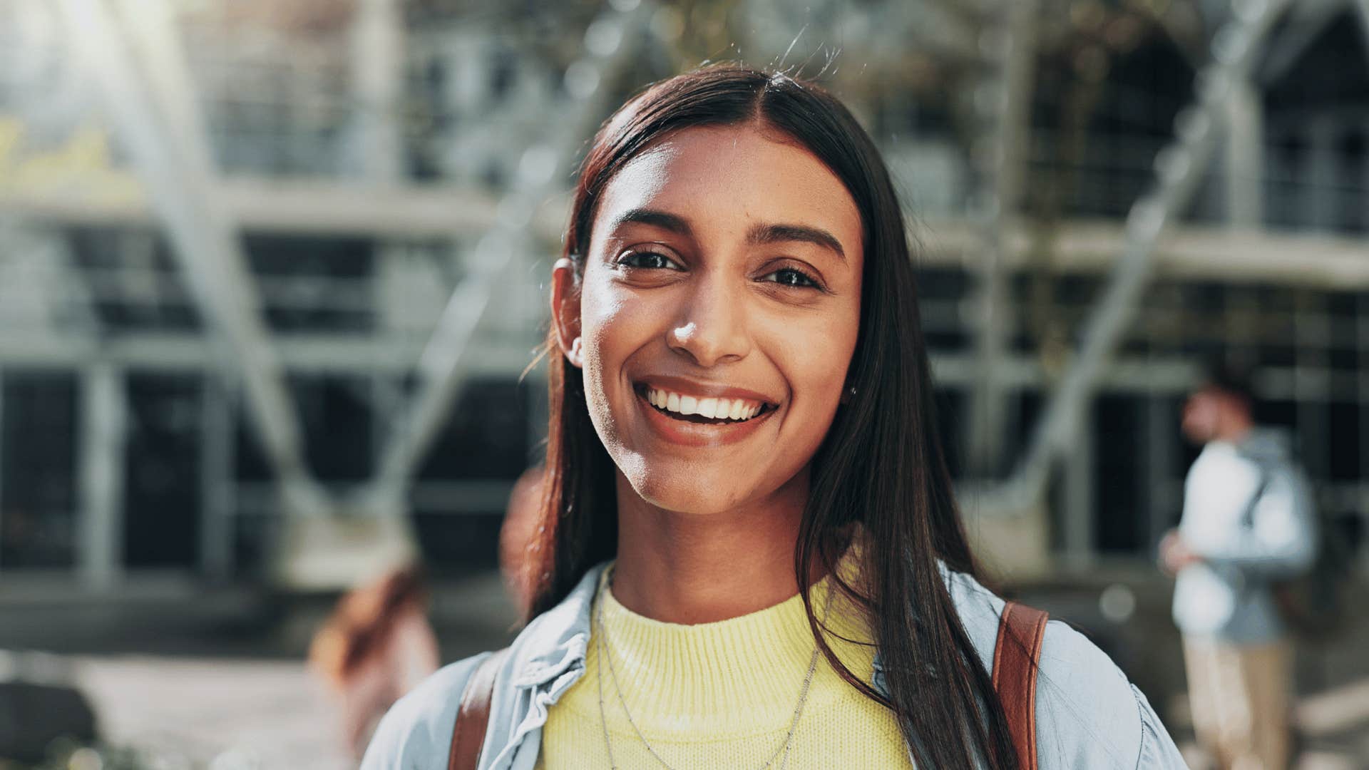 woman who is highly analytical as she notices inaccuracies
