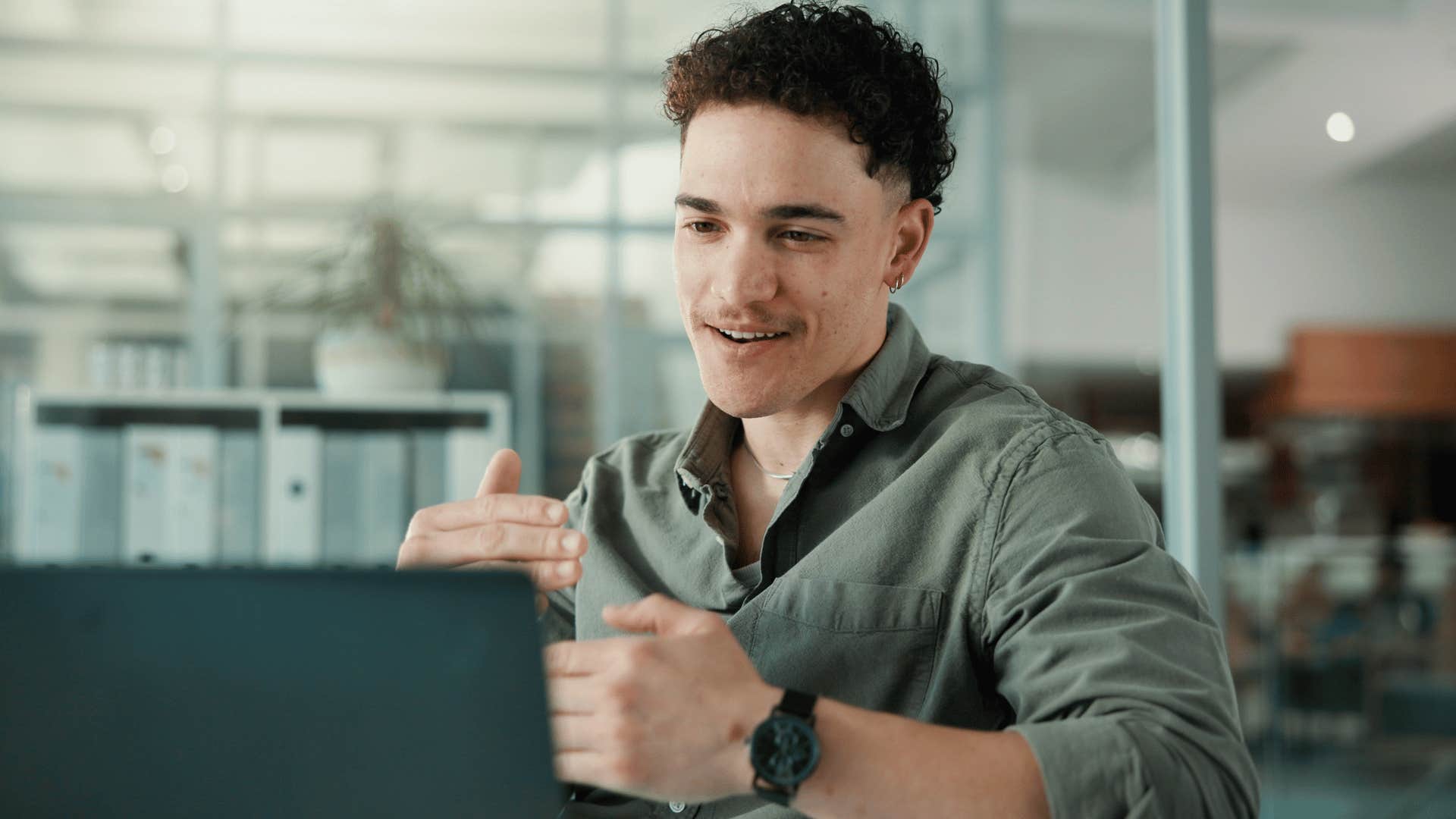 man who is highly analytical as he challenges ideas