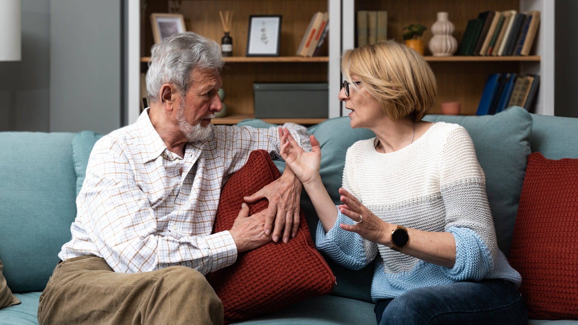 highly analytical man using the phrase that's not what i said making woman defensive
