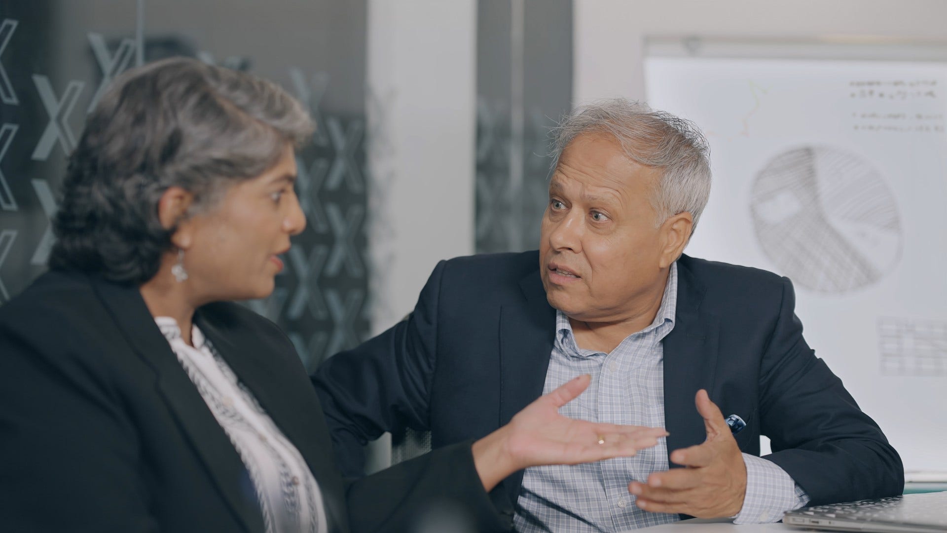 highly analytical woman using the phrase you're generalizing that makes man defensive