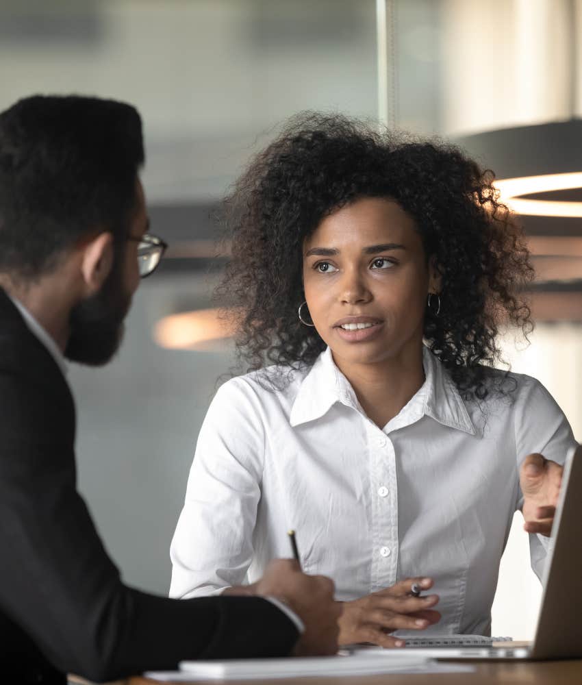 Hiring manager interviews person about biggest weakenesses