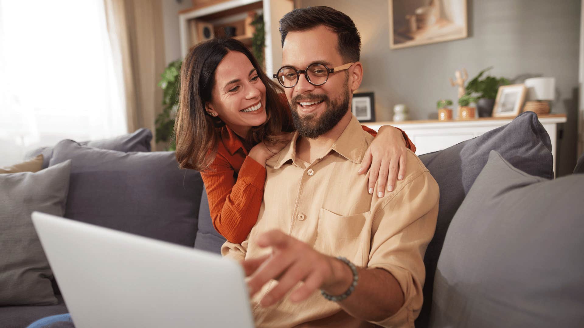 man who is more serious than woman realizes as he follows through on what he says