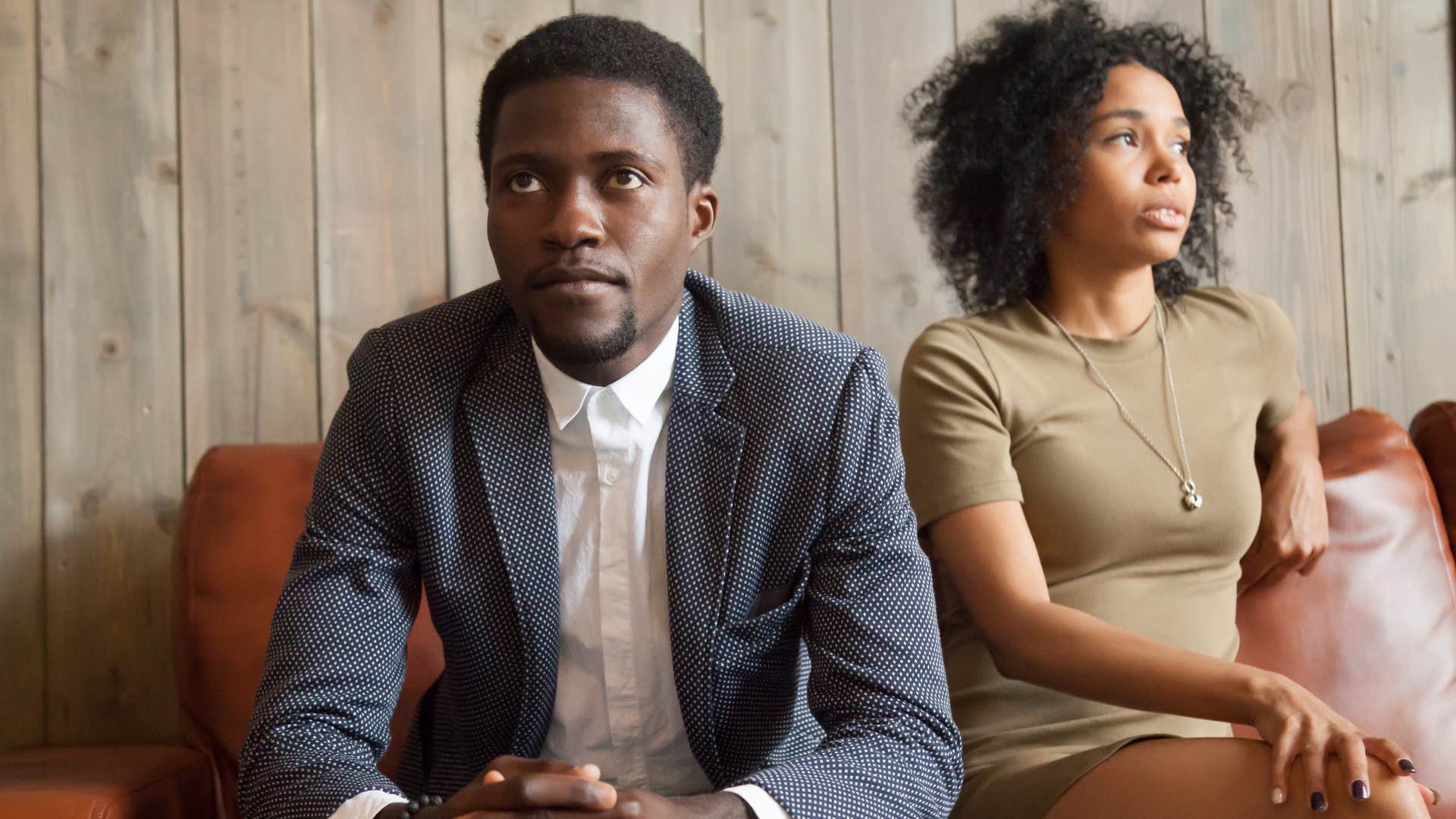 rude husband refusing to apologize to upset wife