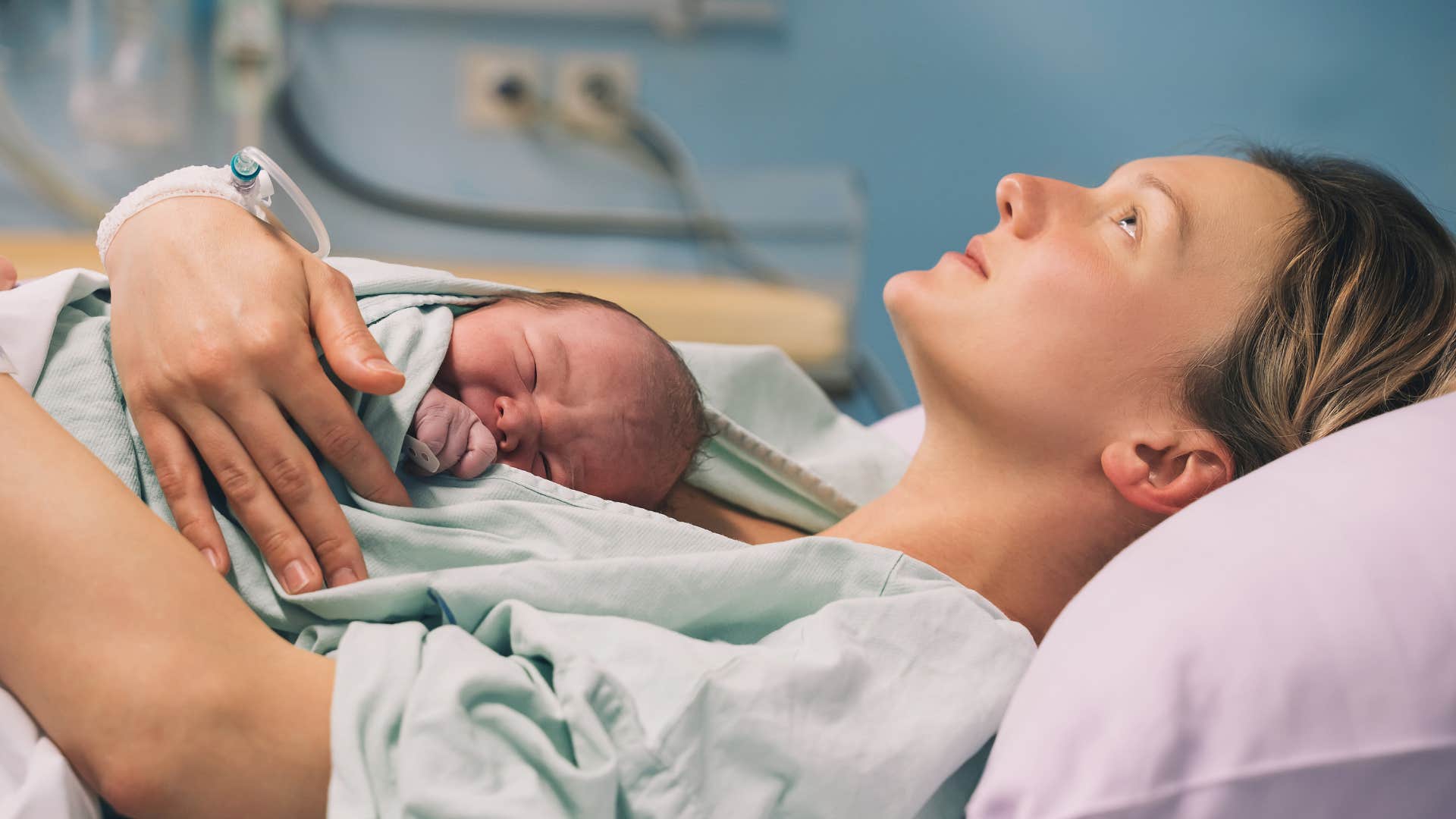 woman who is new to motherhood