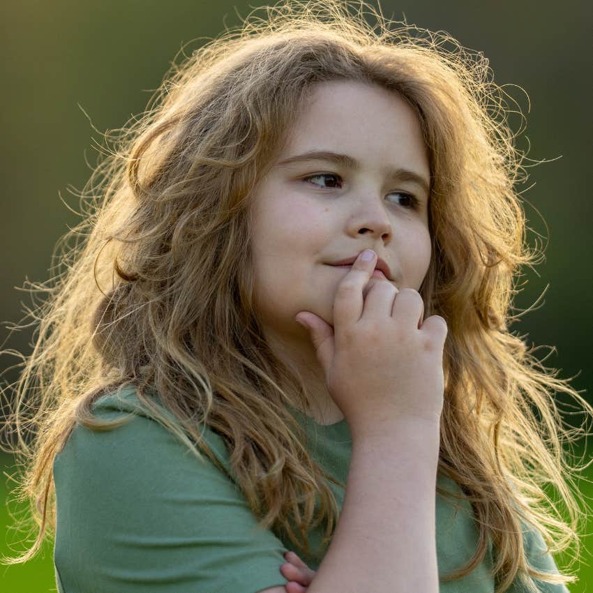 Little girl who doesn't have the specific skill of fending for herself