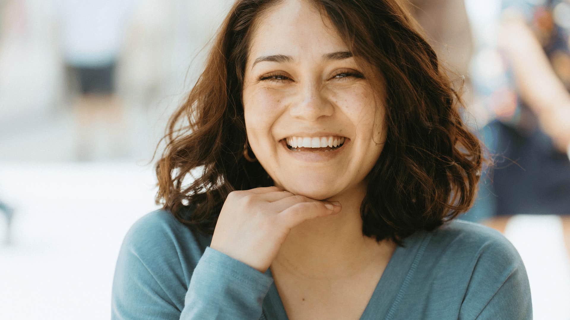 confident woman who was the funny one of her group growing up