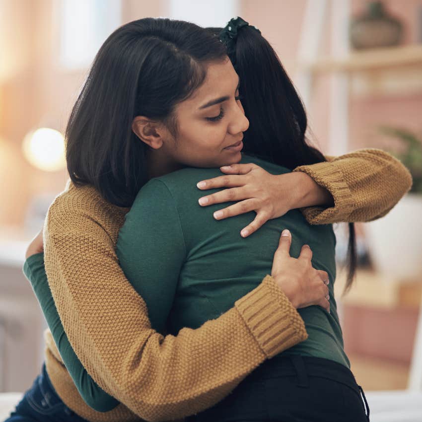 woman showing courage in forgiveness