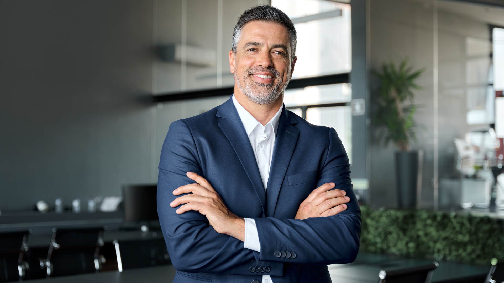 confident man at work feeling self-reliant