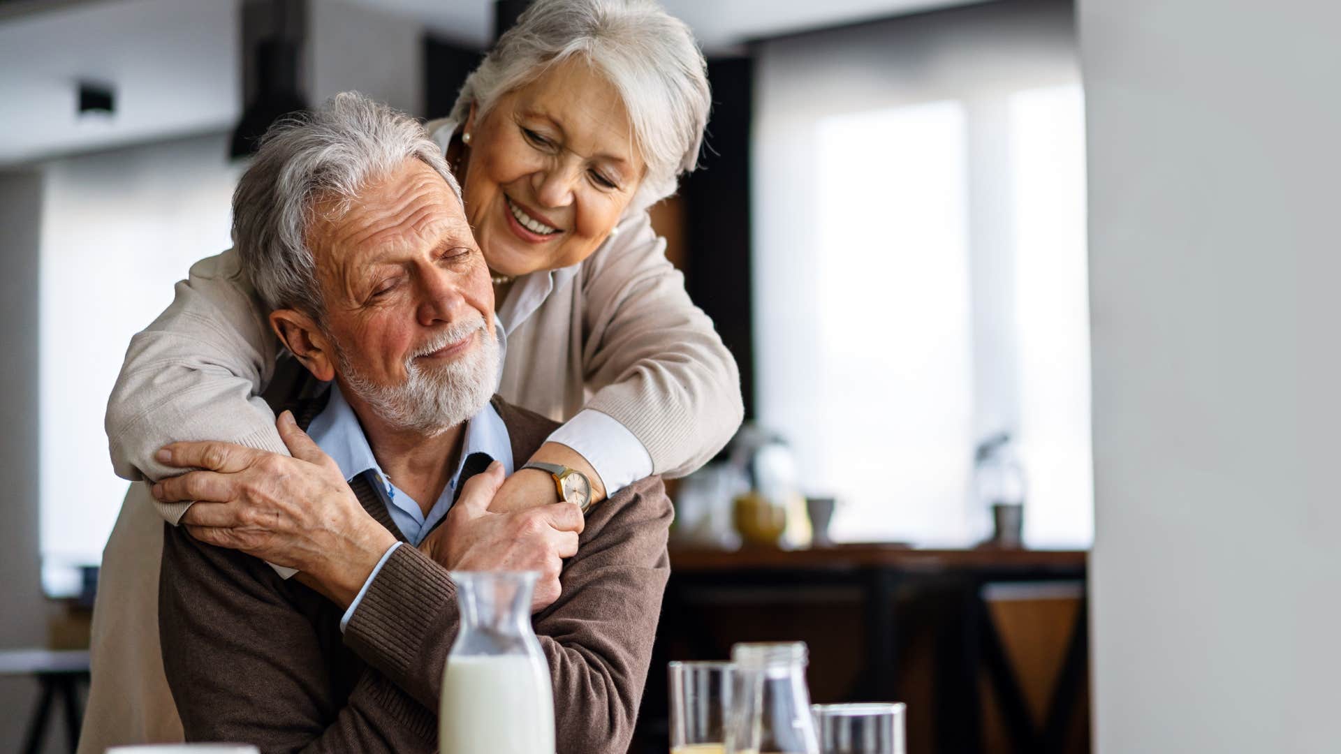 Man asking his wife, "Did you eat yet?" to his wife.