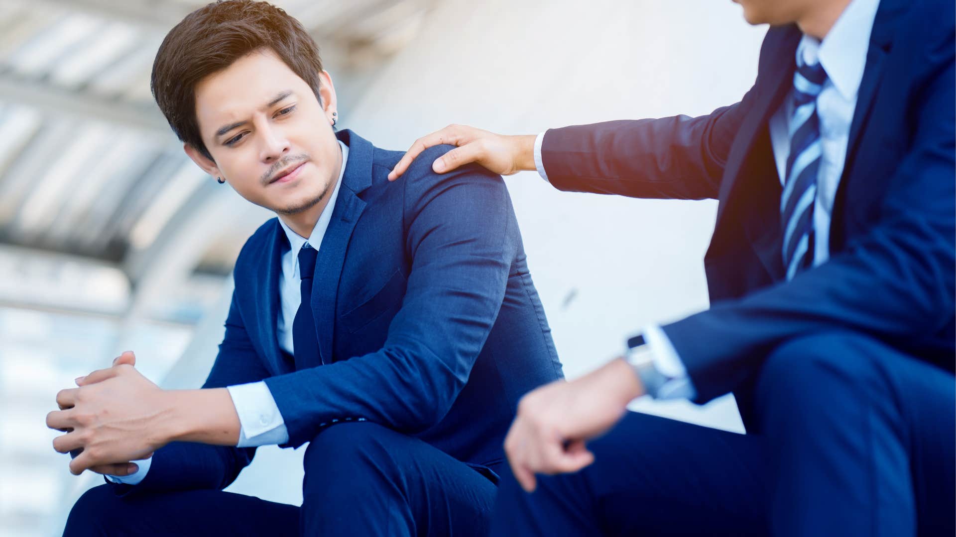 Man raised in the 1970s with a strong moral compass helping a peer