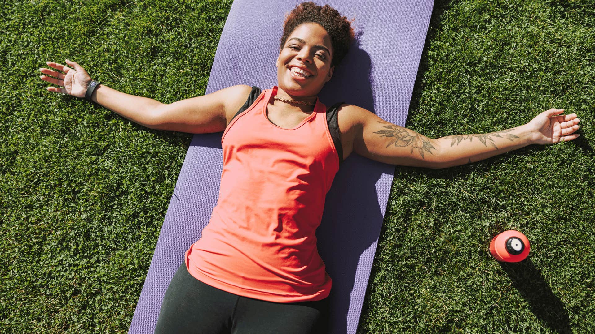 mom being happy exercising