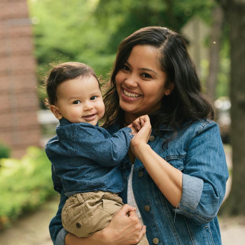 mom choosing to only have one child