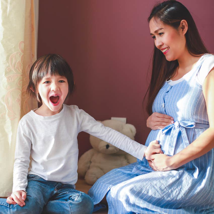 mom pregnant with second child brain changes