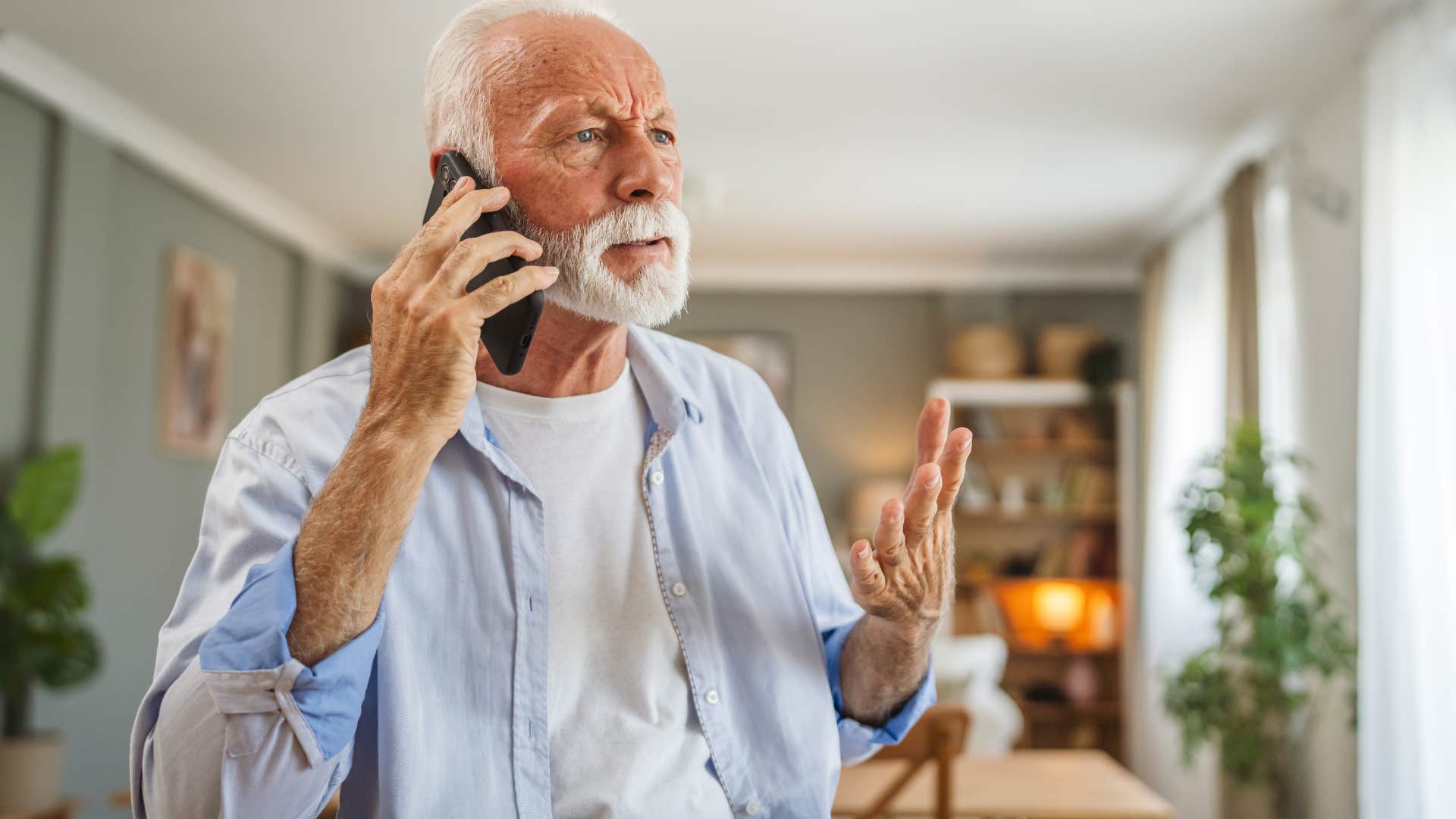 dad saying it was just a joke on the phone with his adult kids