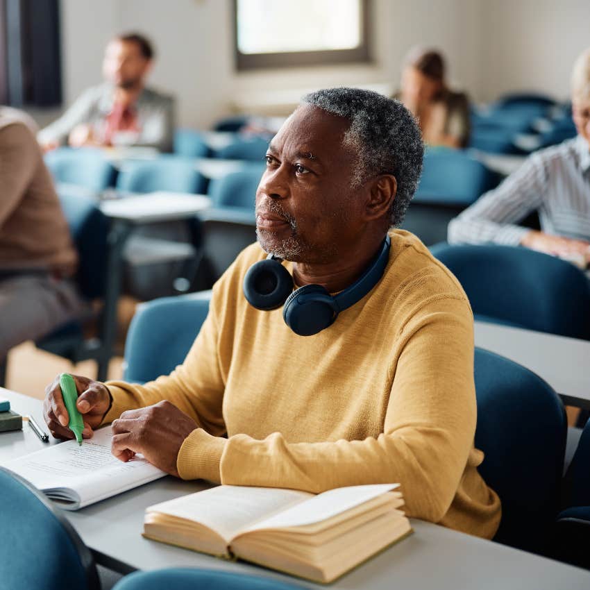man learning new skills paid by employer