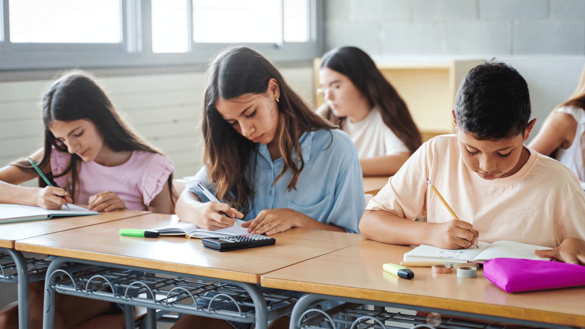 kids being taught cursive as an old-school nearly forgotten habit