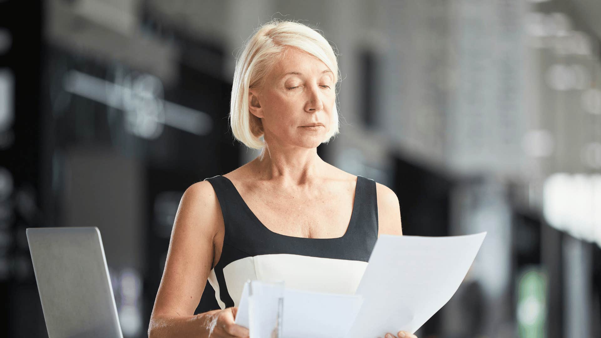 older woman getting honest about where her money is going