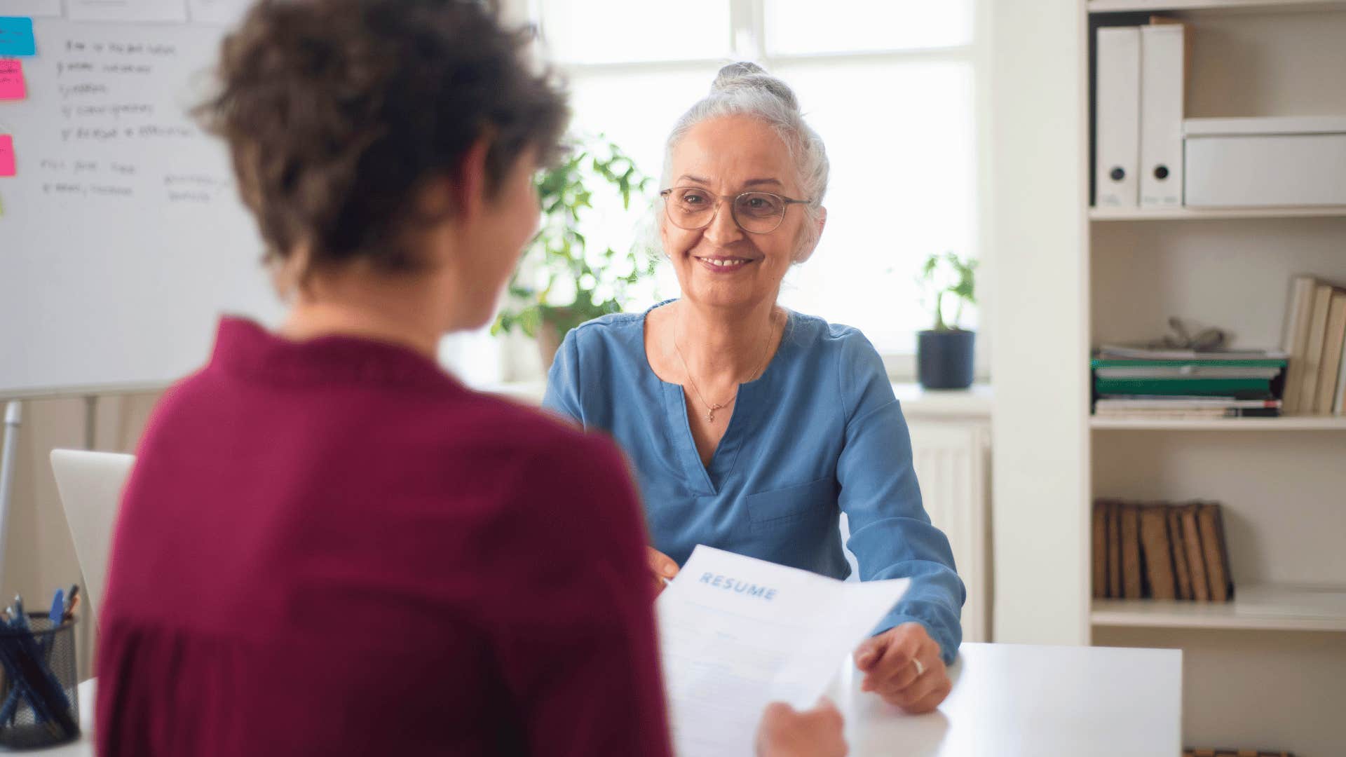 older woman knowing when money stress is bigger than a spreadsheet