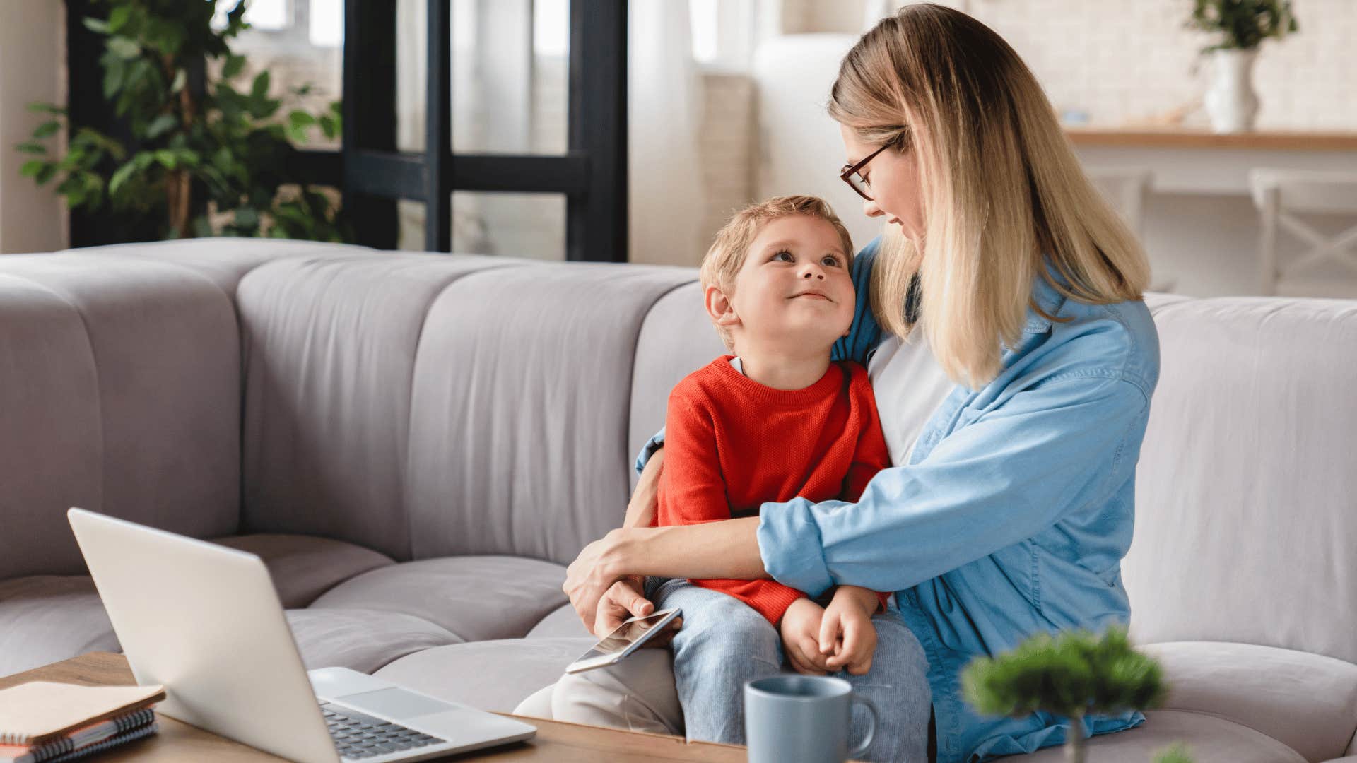 kid whose parents focused more on listening than lecturing as he has strong emotional awareness
