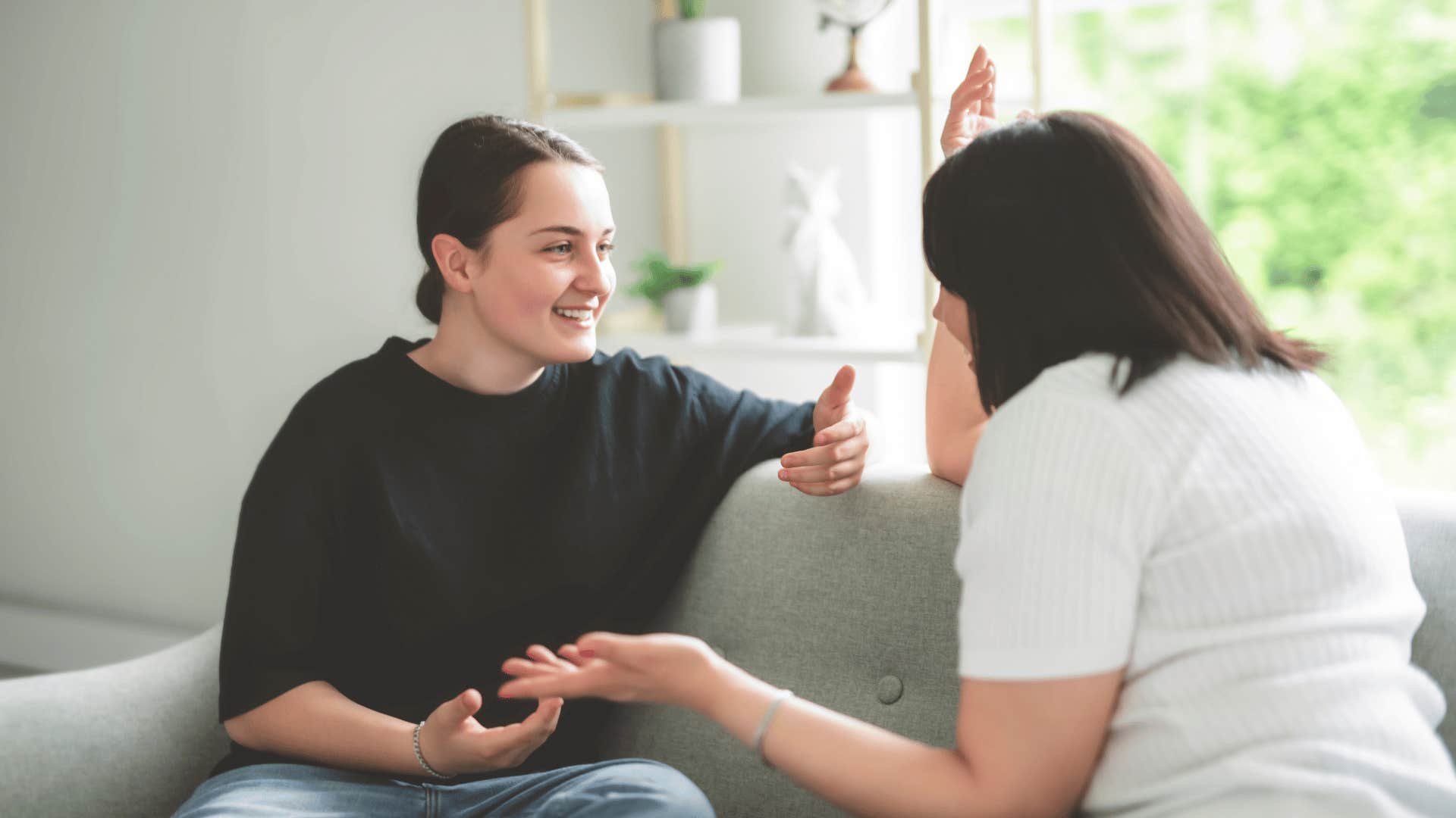 kid whose parents focused more on listening than lecturing as she trusts her own judgment