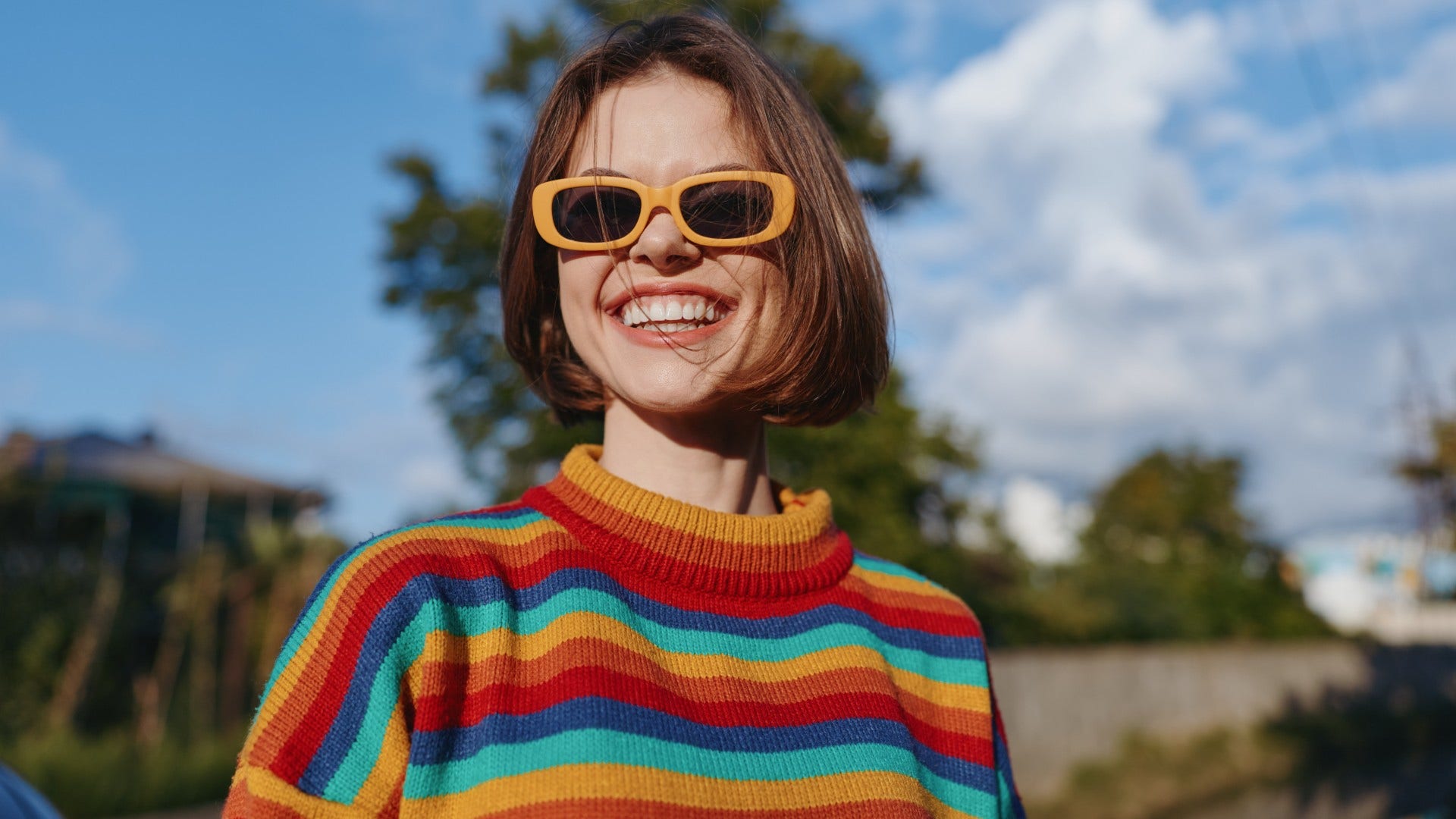 woman whose parents focused more character than achievement as she is comfortable being herself