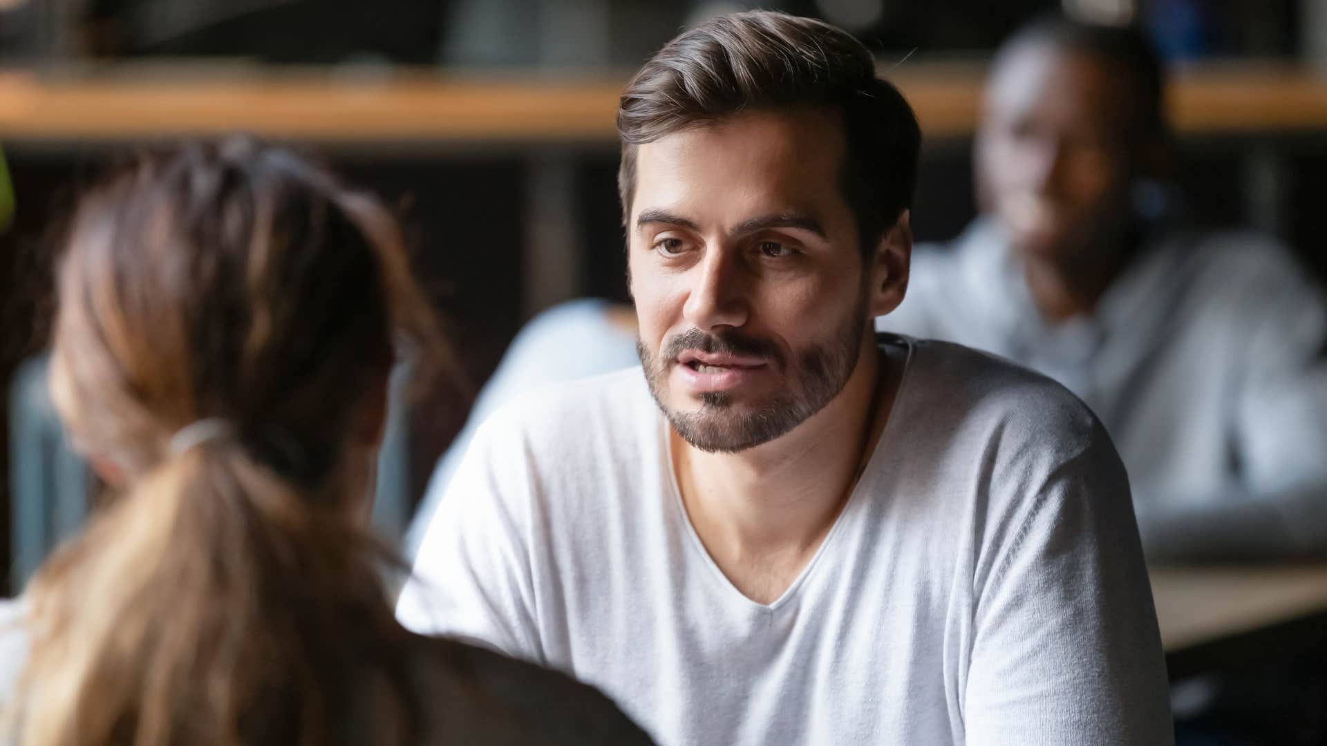 emotionally draining man telling woman i just need to vent for a minute