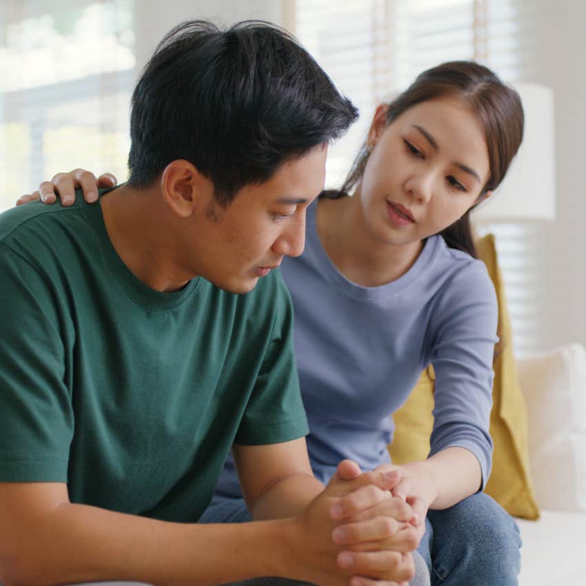 woman forgiving her husband and living a happier life