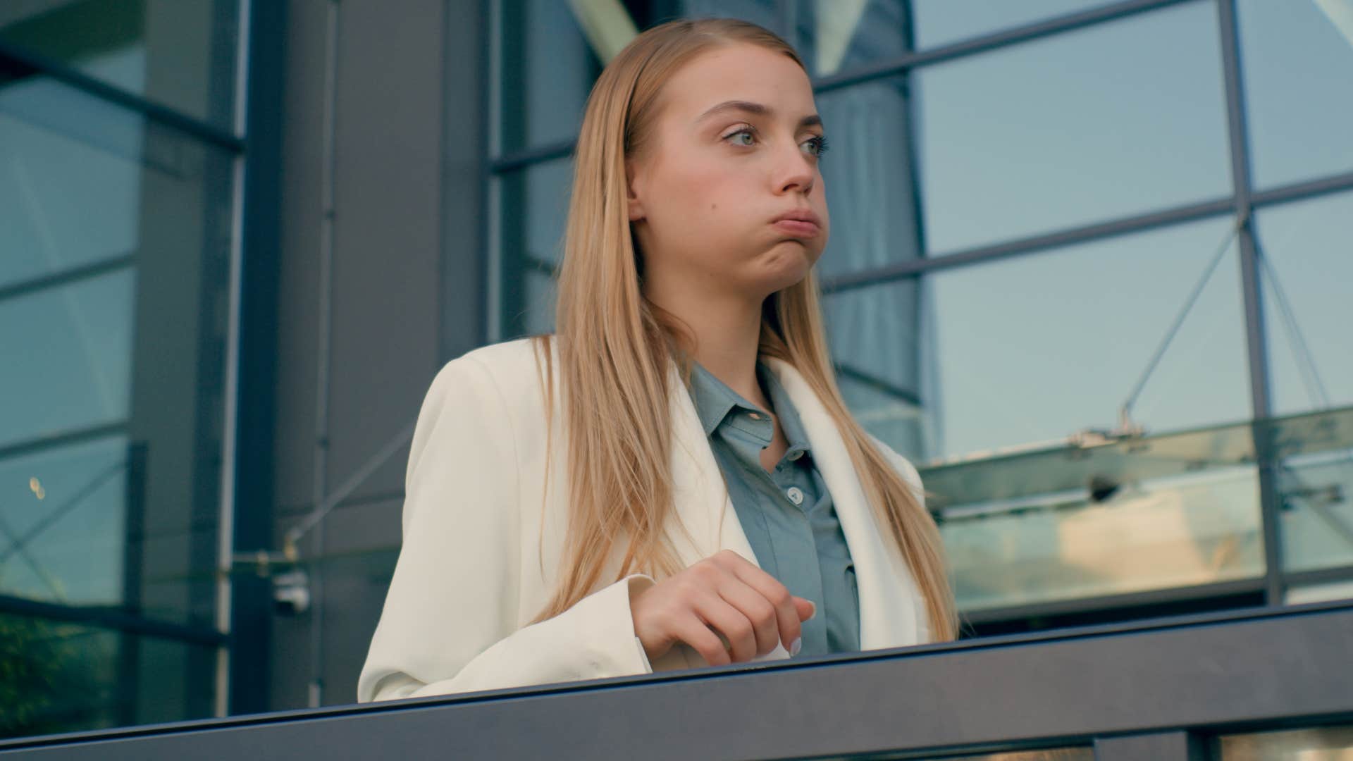 mentally restless woman worrying