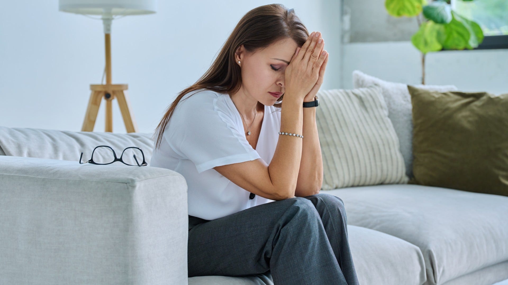woman who almost always feels relief when plans get canceled because she has social anxiety