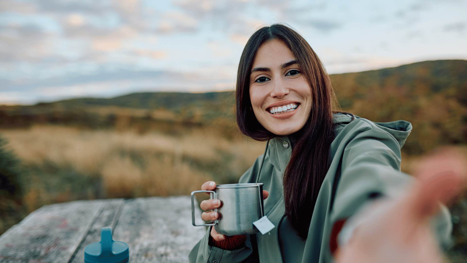 woman who always lands on her feet as she keeps expectations grounded in reality
