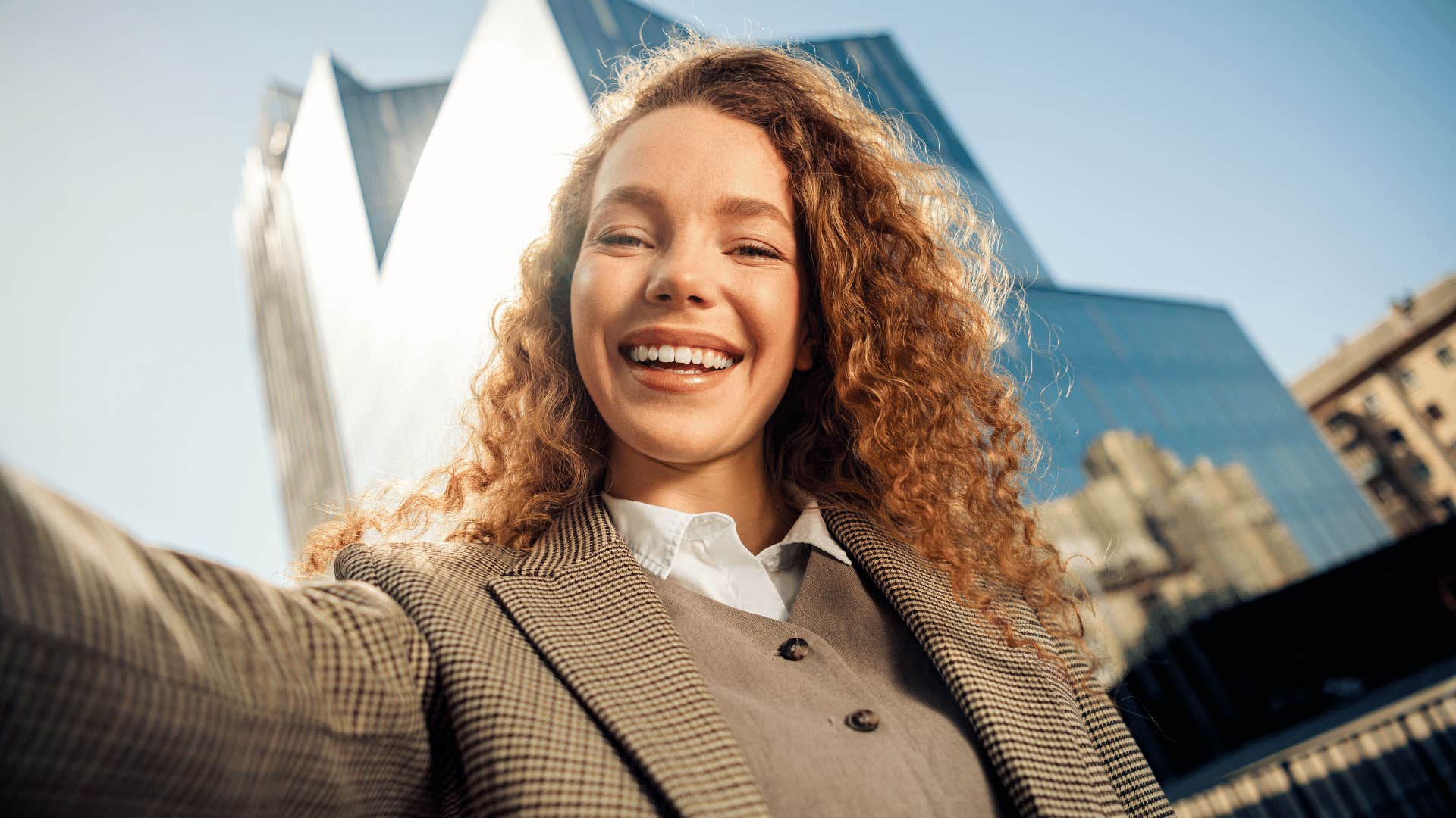 woman who always lands on her feet as she takes care of the basics