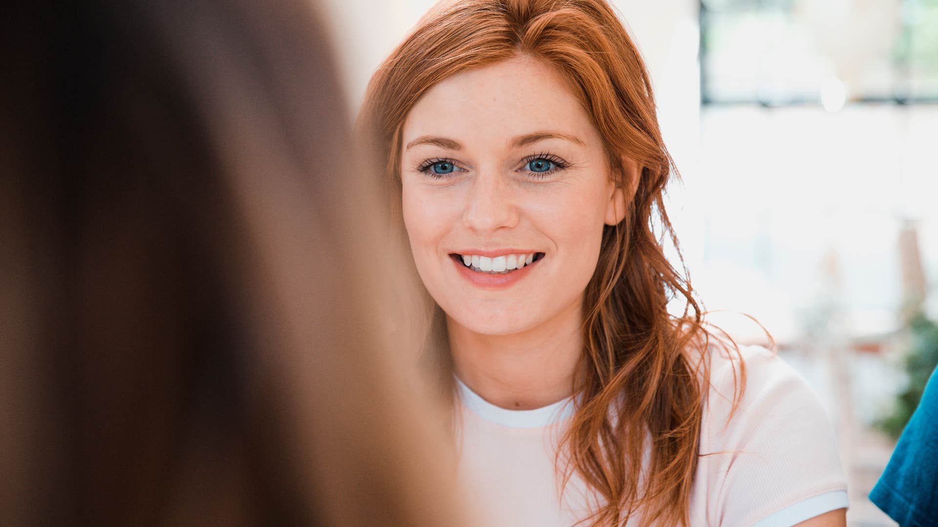 socially awkward woman thinking before she speaks