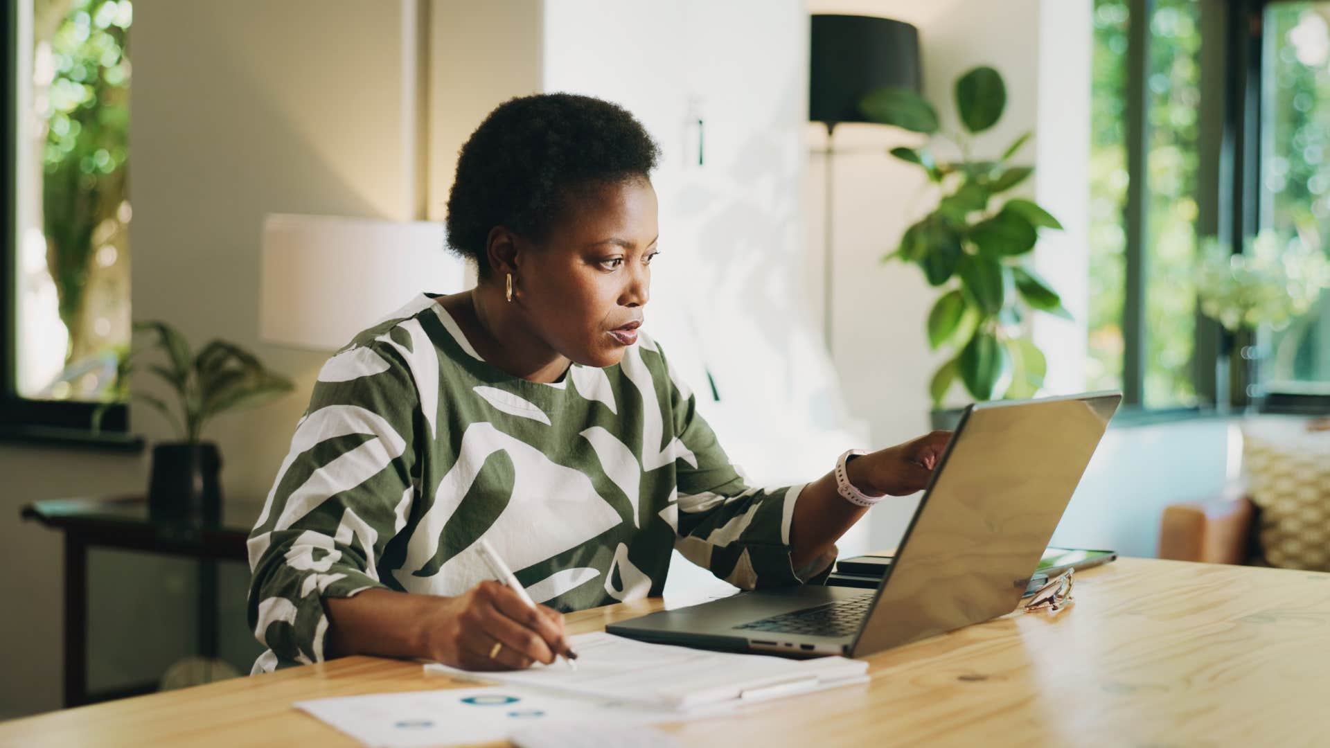 smart person creates budget after job loss