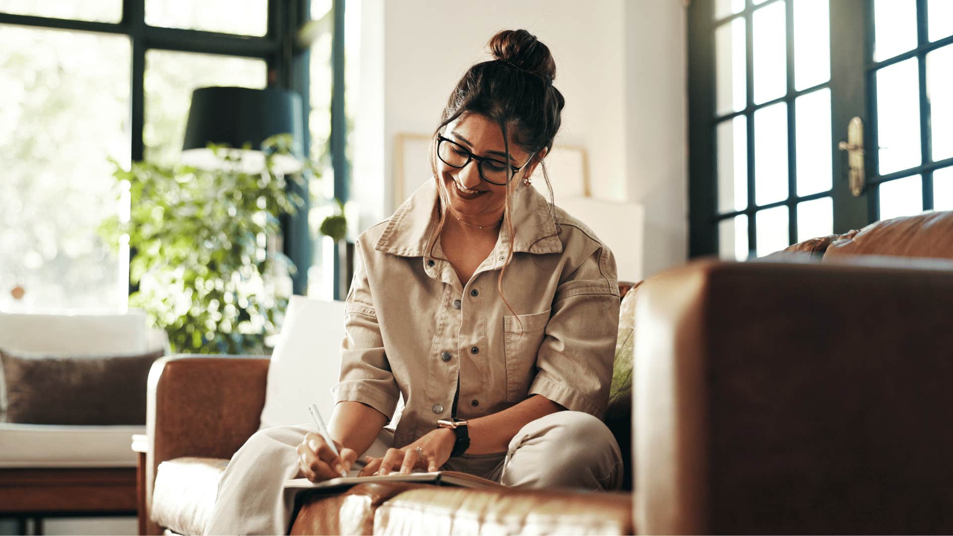 woman who enjoys quiet mornings and is a thoughtful planner