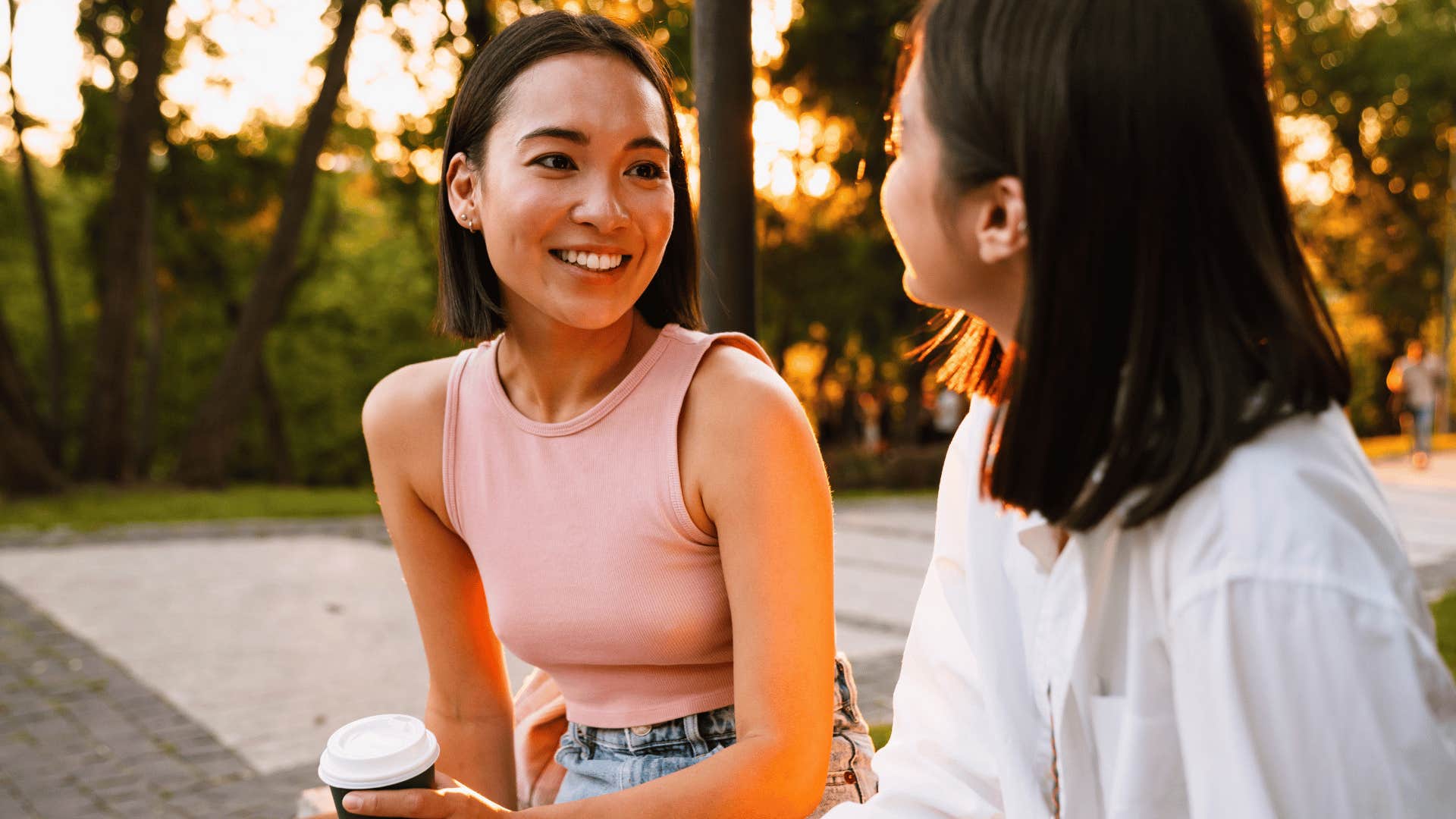 woman who maintains long friendships by appreciating shared history