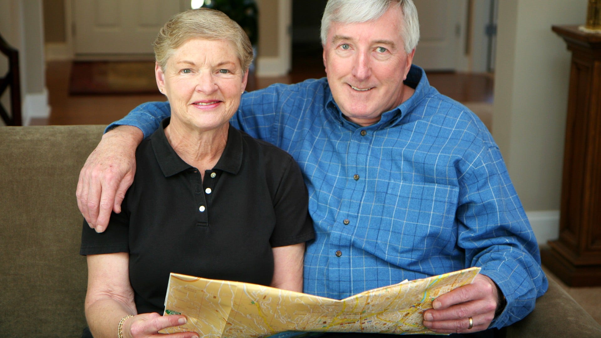 couple who remember life before the internet as they double-check directions
