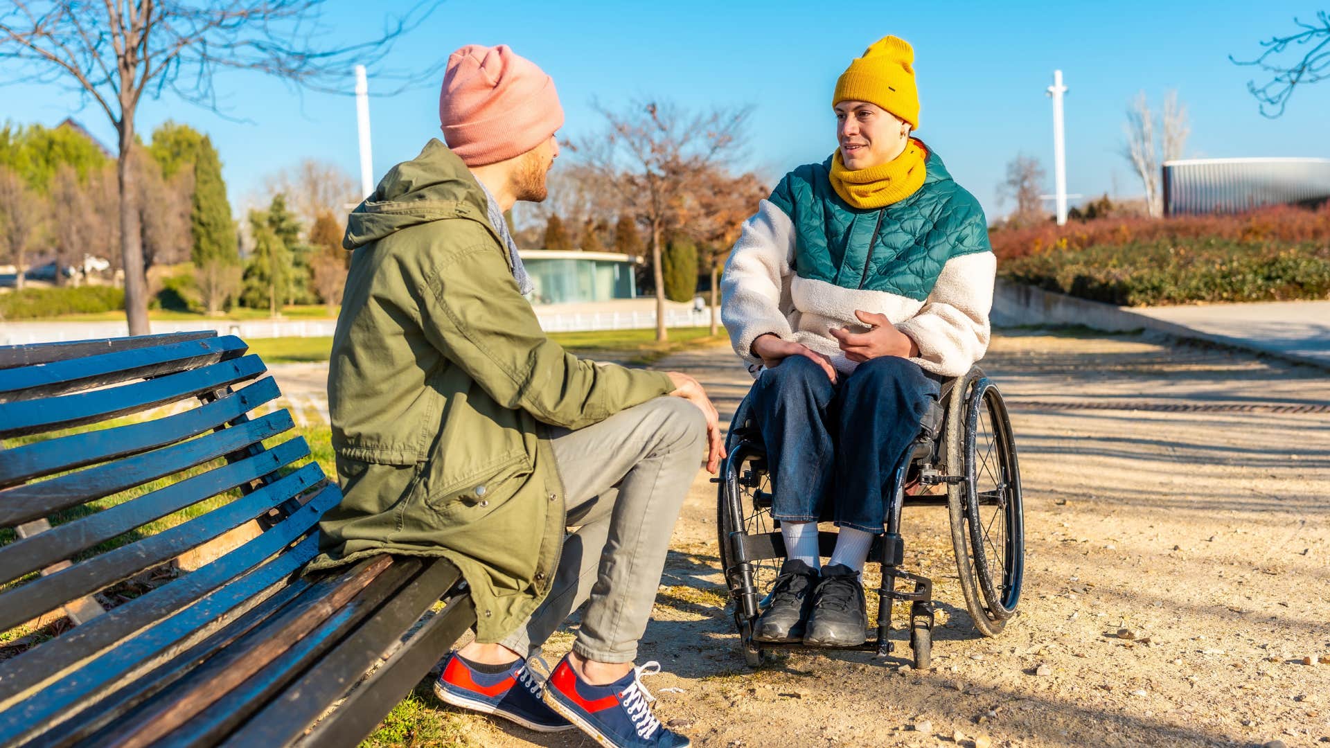 man who stays calm during arguments as he listens before responding